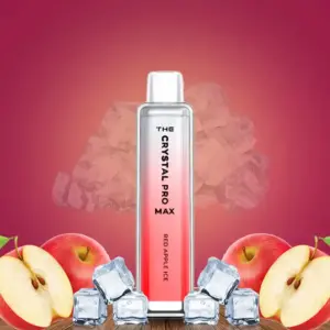 Crystal Pro Max Vape Red apple ice 4000 Puffs