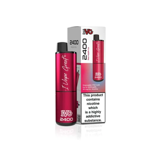 IVG Red Apple Ice 2400 Puffs (4 in 1)