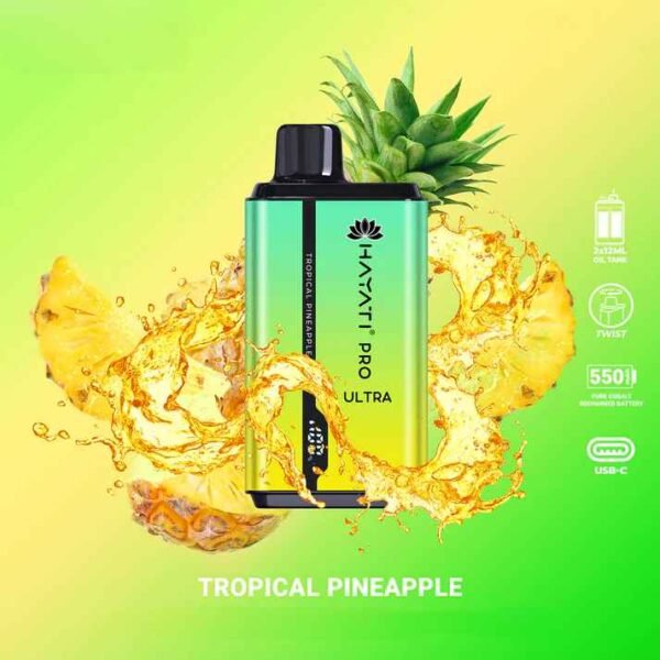 Hayati Pro Ultra Tropical Pineapple 15000 Puffs